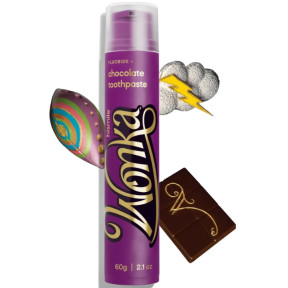Зубная паста со вкусом шоколада Hismile Wonka Chocolate Toothpaste, 60 г